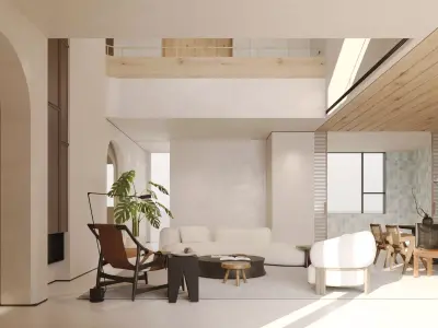 NEO Villa Exterior Design and Interior 3D model purchase