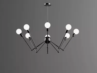 Ceiling light 3D model 67