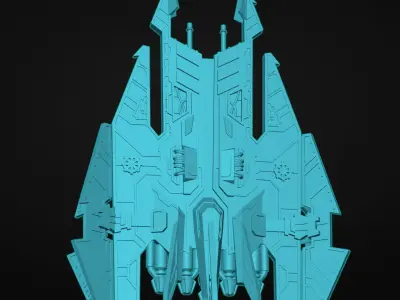 HARBINGER CHAOS BOMBER 3D print model