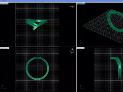 Split Minimal Band Ring 3D print model