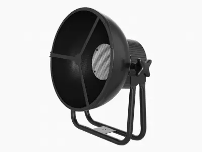 Vintage LED spotlight 3D model