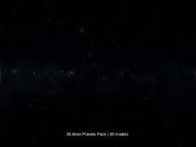 35 Alien Planets Pack