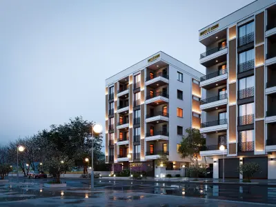 Two block site project 3D model purchase