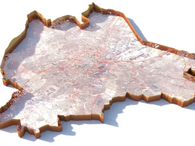 Belfast Northern Ireland UK 3D model