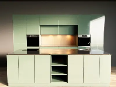 51-Kitchen3 glossy 5 3D model