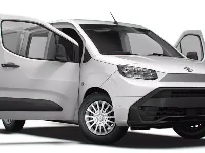 Toyota ProAce City Electric SWB Van HQInterior 2024 3D model