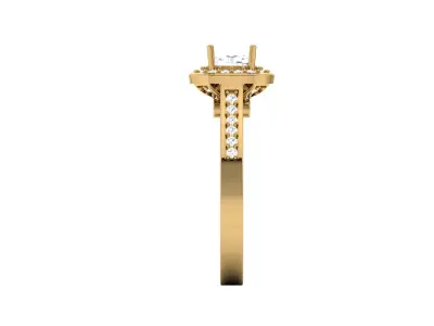Women Ring  Render 3dm STL OBJ FBX Details 3D print model 94