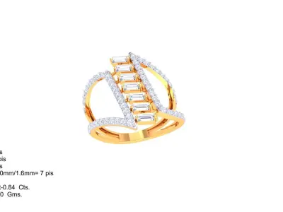 Women Ring Render 3dm STL OBJ FBX Details  3D print model 6