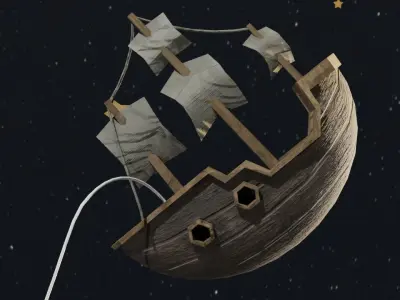 Space Cartoon  3D model