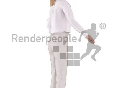 Claudia 002 Rigged Business Woman Free low-poly 3D model