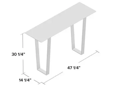Annunziatina Console Table 3D model