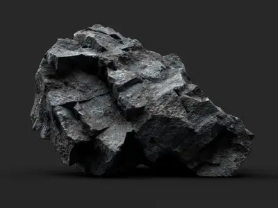 Rock 16-6 Low-poly 3D model