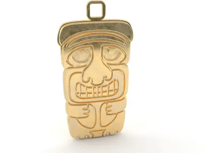 Maori pendant jewelry 01 3D print model