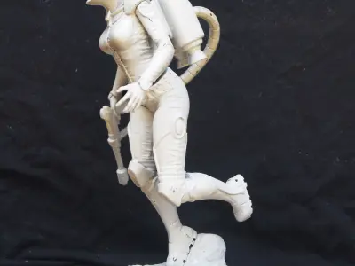 Space Girl  3d print model 3D print model