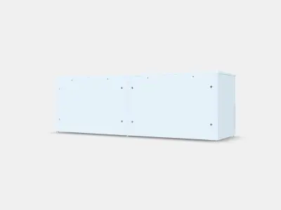 NORDLI 4-drawer chest of drawers Low-poly 3D model