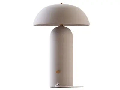 Tera Lamp Unglazed By Ceramicah 3D model