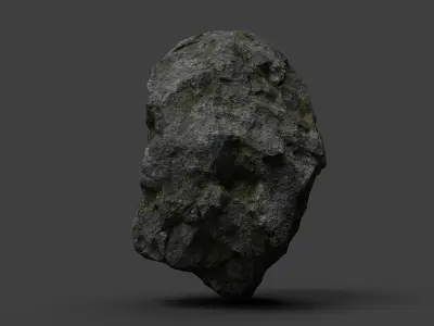 Rock 7-4 Low-poly 3D model