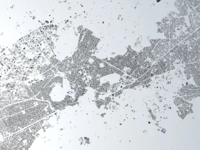 Athens Streets and Buildings 3D model