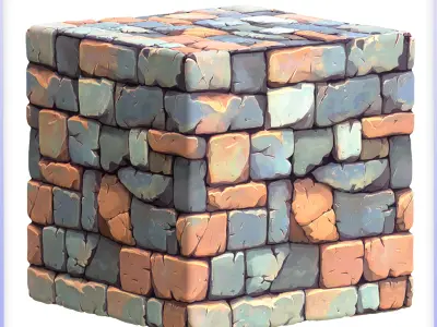 Stylized Wall Seamless Texture Texture 12