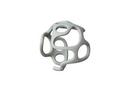 SciFi Cube Object No 37224 Low Poly Shape Texture