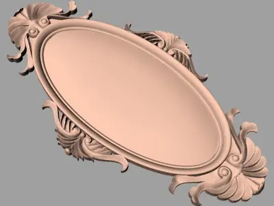 European furniture 3D relief models for CNC wood engraving E157 3D model
