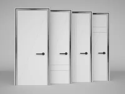 Classic Door 02 Free 3D model