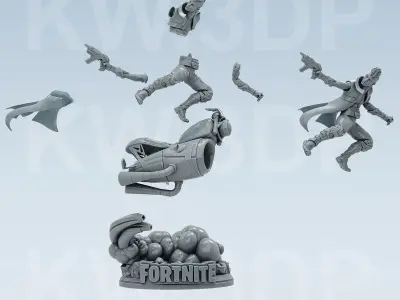 Fortnite 2 action figure 3D print model