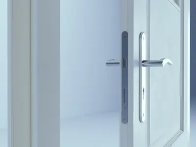 White Door 17 3D model