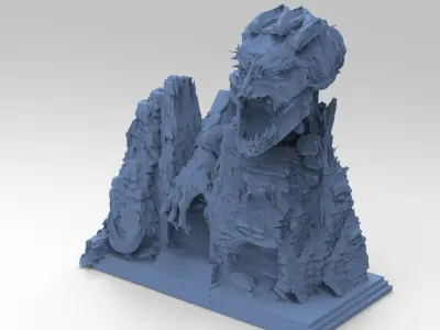 Monster castle Full design  3D model