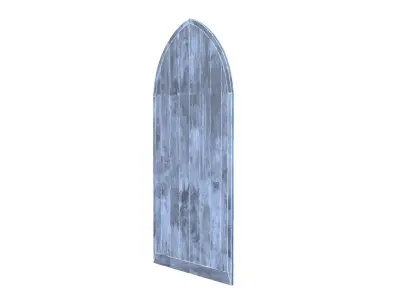 Castle Door 08 Low Poly Realistic Low-poly 3D model