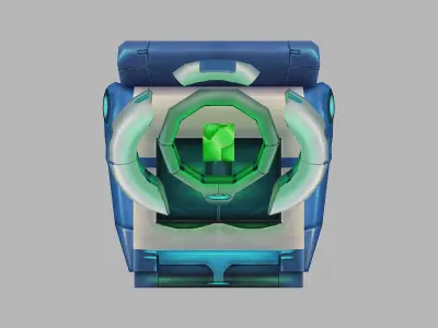 Future - vending machine 01 3D model