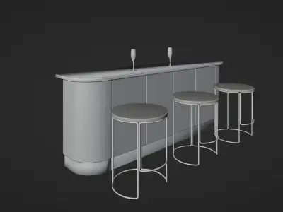 Kitchen Island 3D model