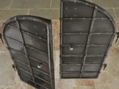 Old Basement Door Free low-poly 3D model