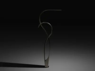 Flow Lighting Pole 3D model
