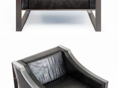 Wall Street Armchair Timothy Oulton 3D model