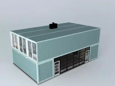 House container Free 3D model