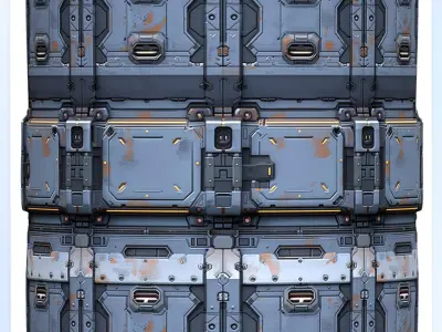 Sci-FI Seamless Texture Texture 13