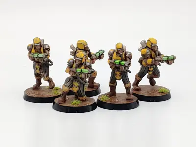 Cyberzerkers - Special Weapon Squad 3D print model