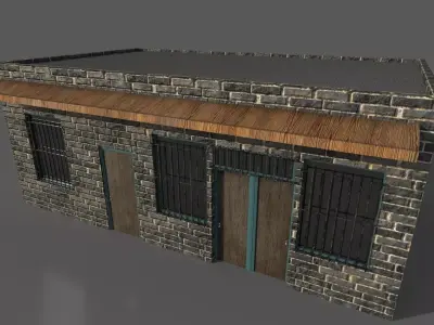 dual business with pbr textures  Low-poly 3D model