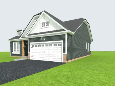 Cape Cod House 25 3D model