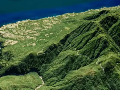 Yakushima full 3d model terrain Low-poly 3D model