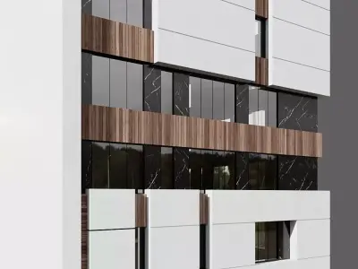 RESIDENTIAL BUILDING NO98 A 3D model