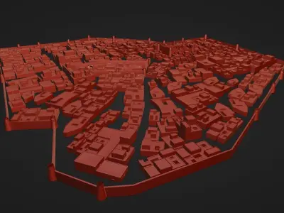Riyadh Old City 1922 3D model