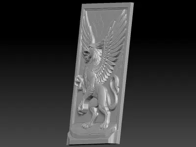 2 Griffon CNC Relief Model 3D print model