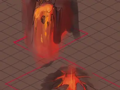 Not Zhoushan - Volcano - Magma Mouth 06 3D model