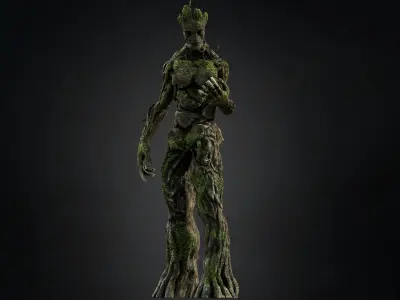 Groot Low-poly 3D model