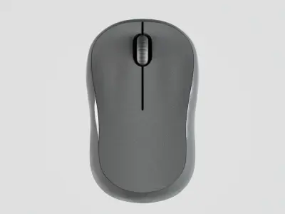 Computer Mouse 3D model with PBR Texture and UV 3D model