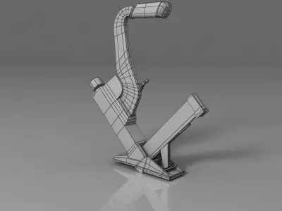 DEWALT Flooring Nailer DWFP12569 Low-poly 3D model