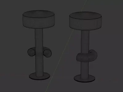 AXEL CHAY TABOURET DE BAR 3D model
