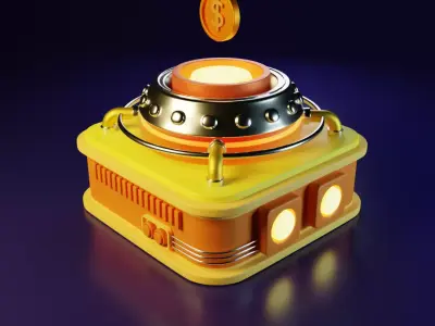gold coin Free 3D model